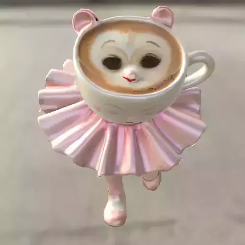 Coffee Cup Ballerina