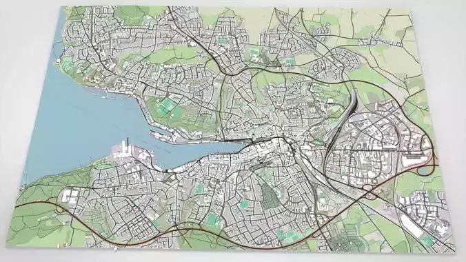 Cityscape Flensburg Germany