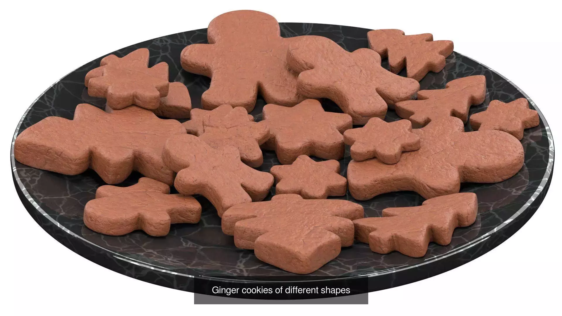 Festive Treats   Cookies  Donuts  and Sweets 3D Model Collection_2