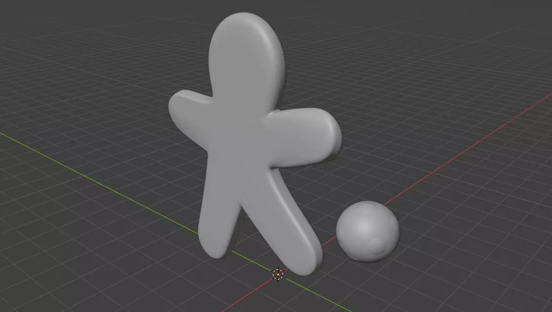 Gingerbread football player 3D model_10