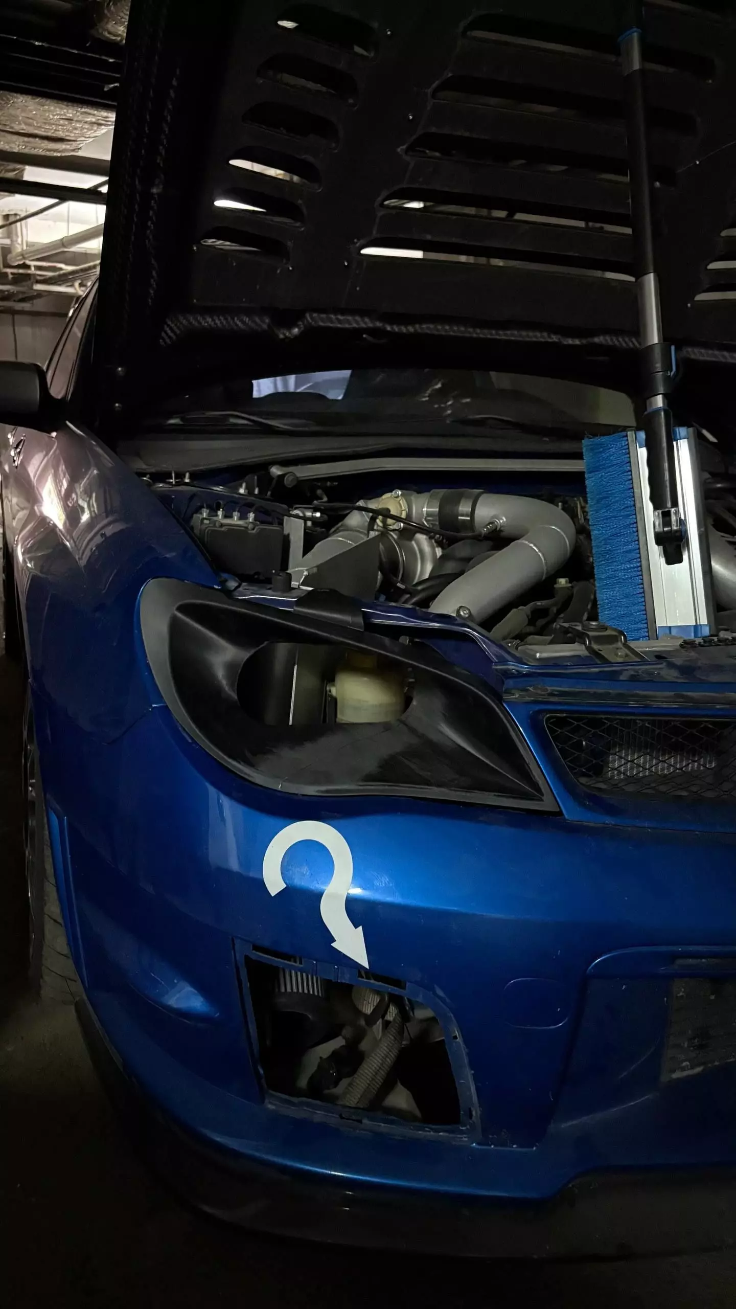 Intake Subaru GDB 3D print model_3