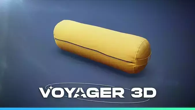 Cylindrical Yoga Bolster Orange