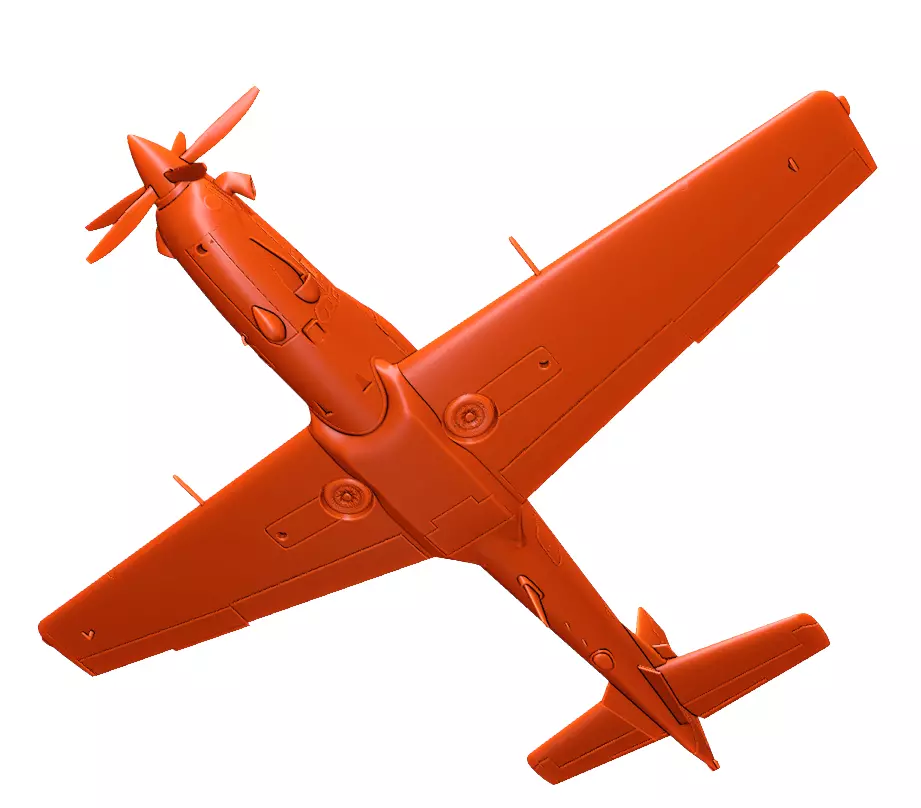 Embraer 314 A-29 Super Tucano 3D print model_9