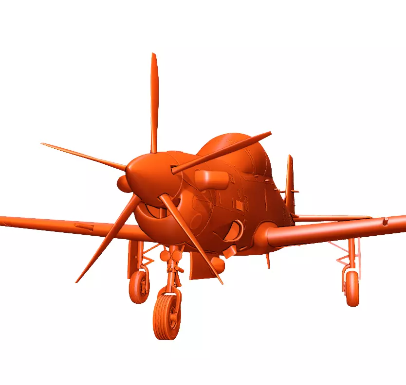 Embraer 314 A-29 Super Tucano 3D print model_3