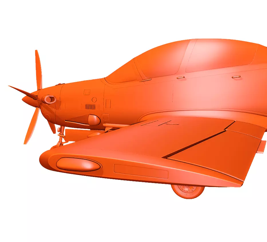 Embraer 314 A-29 Super Tucano 3D print model_7