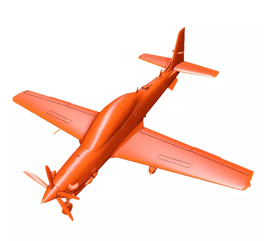 Embraer 314 A-29 Super Tucano 3D print model_2