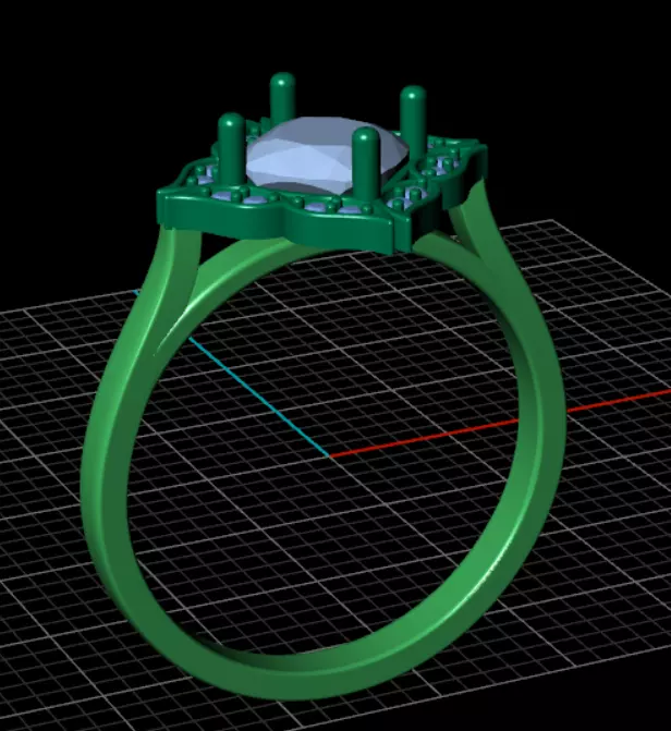 Ring kt126 3D print model_12