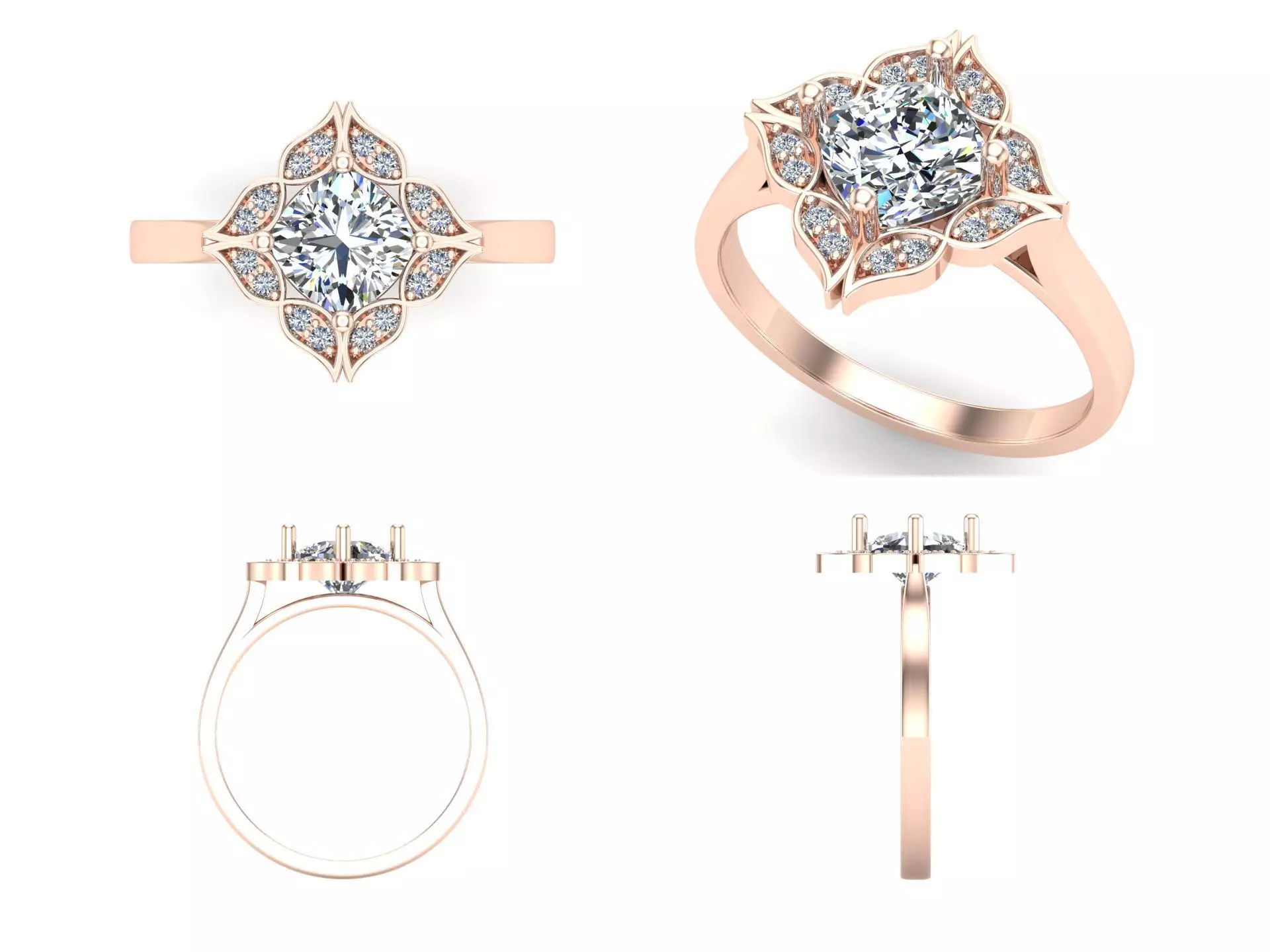 Ring kt126 3D print model_5