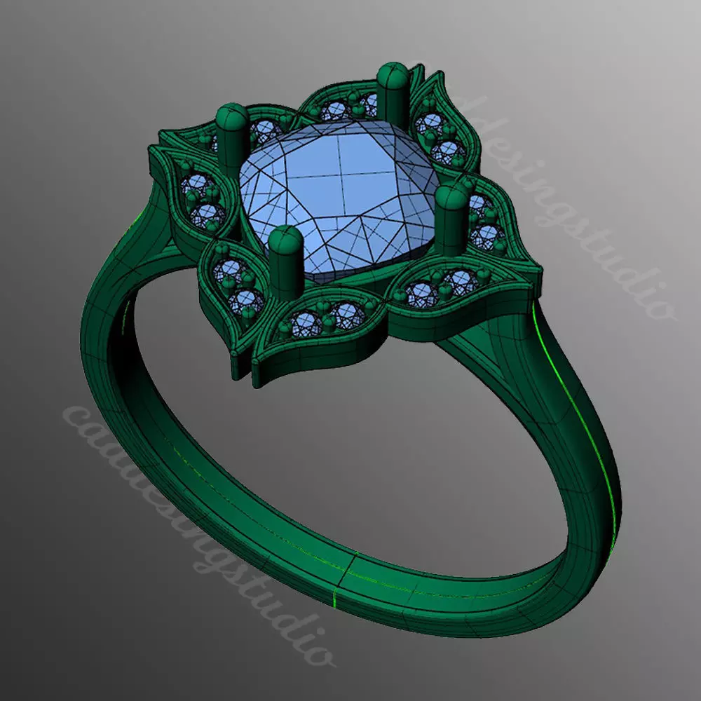 Ring kt126 3D print model_2