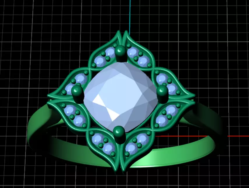 Ring kt126 3D print model_11