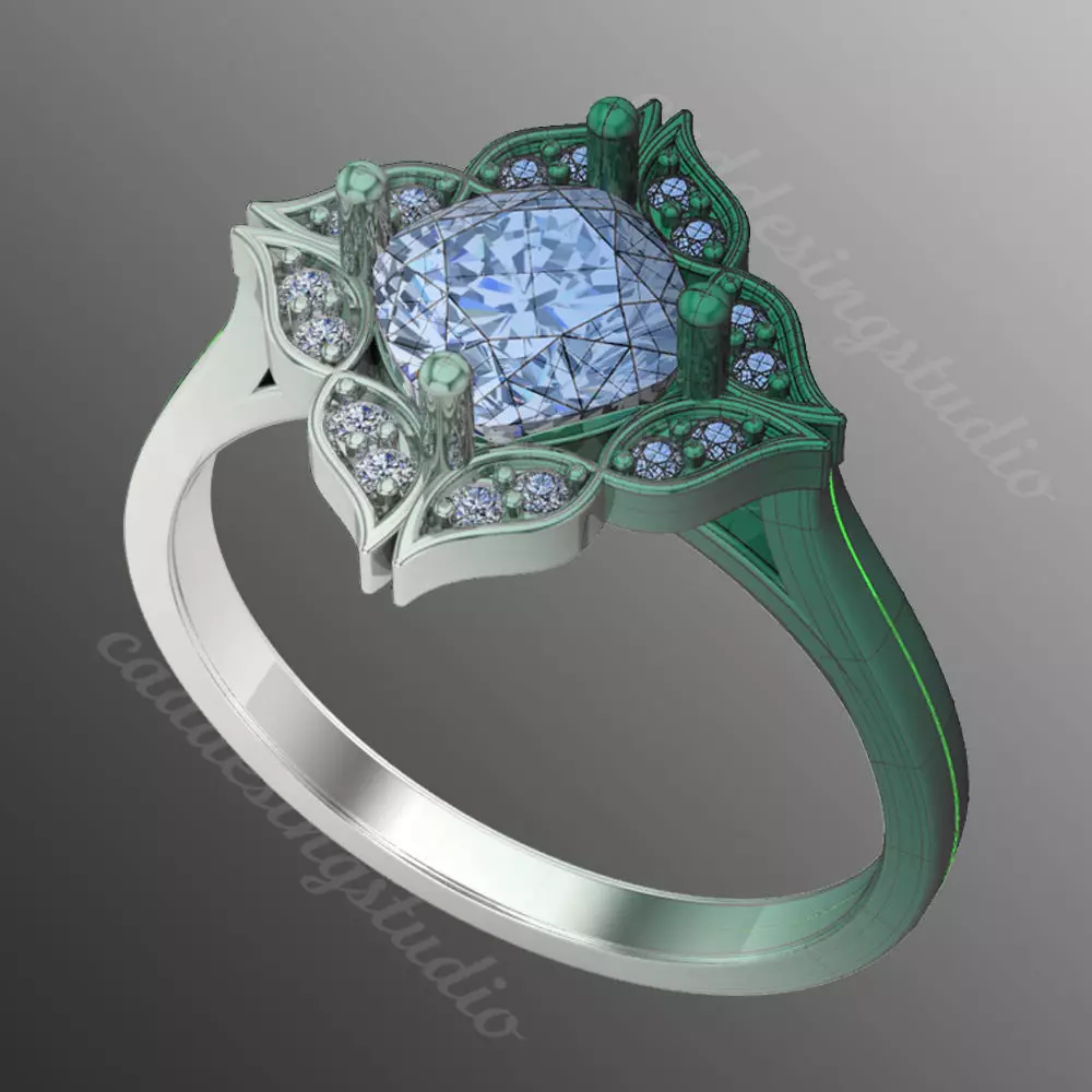 Ring kt126 3D print model_1