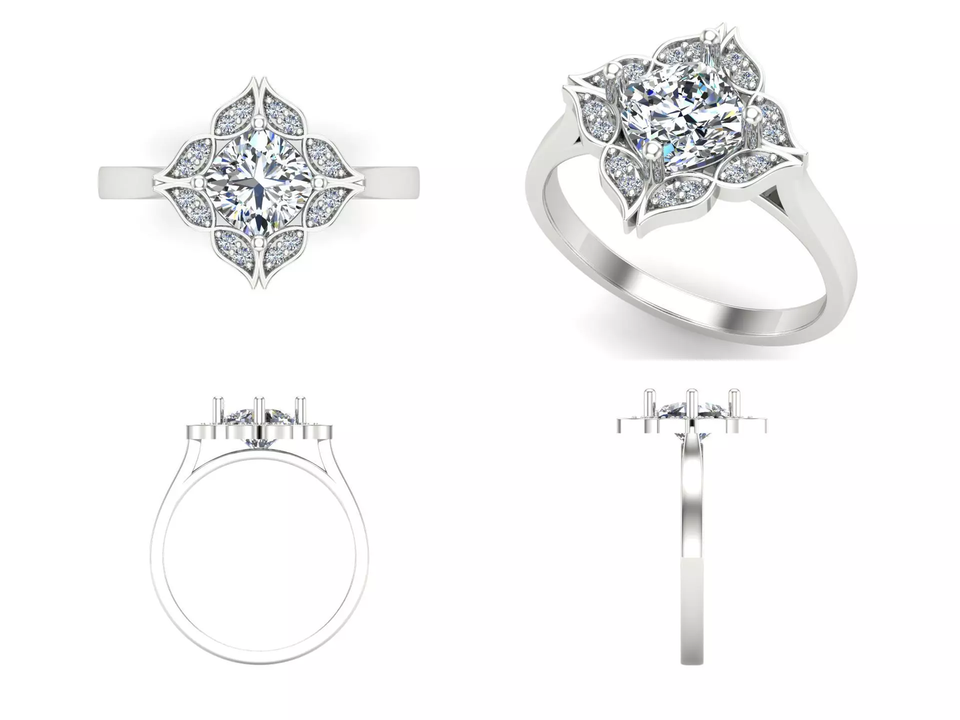 Ring kt126 3D print model_3