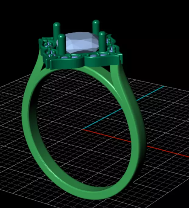 Ring kt126 3D print model_10