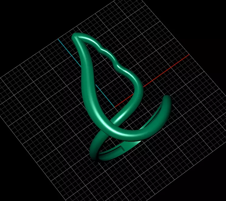 jewelry ring 324 3D print model_2