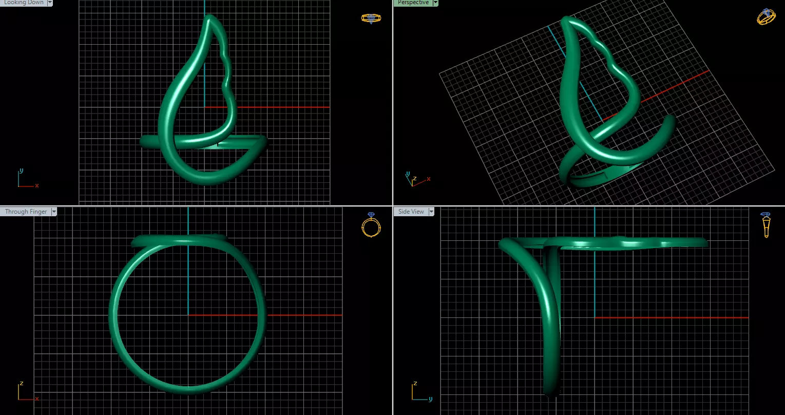 jewelry ring 324 3D print model_1