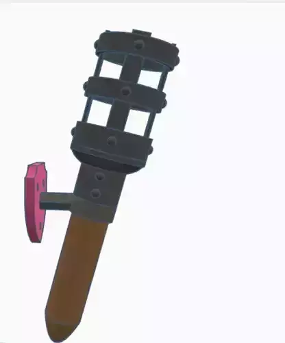 Medieval Viking Wall Sconce 3D print model