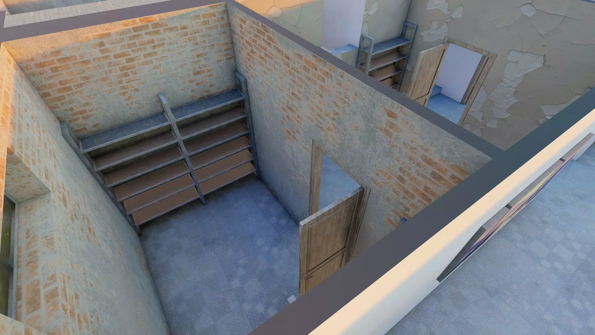 Underground Furnished House 3D Model 3D model_9