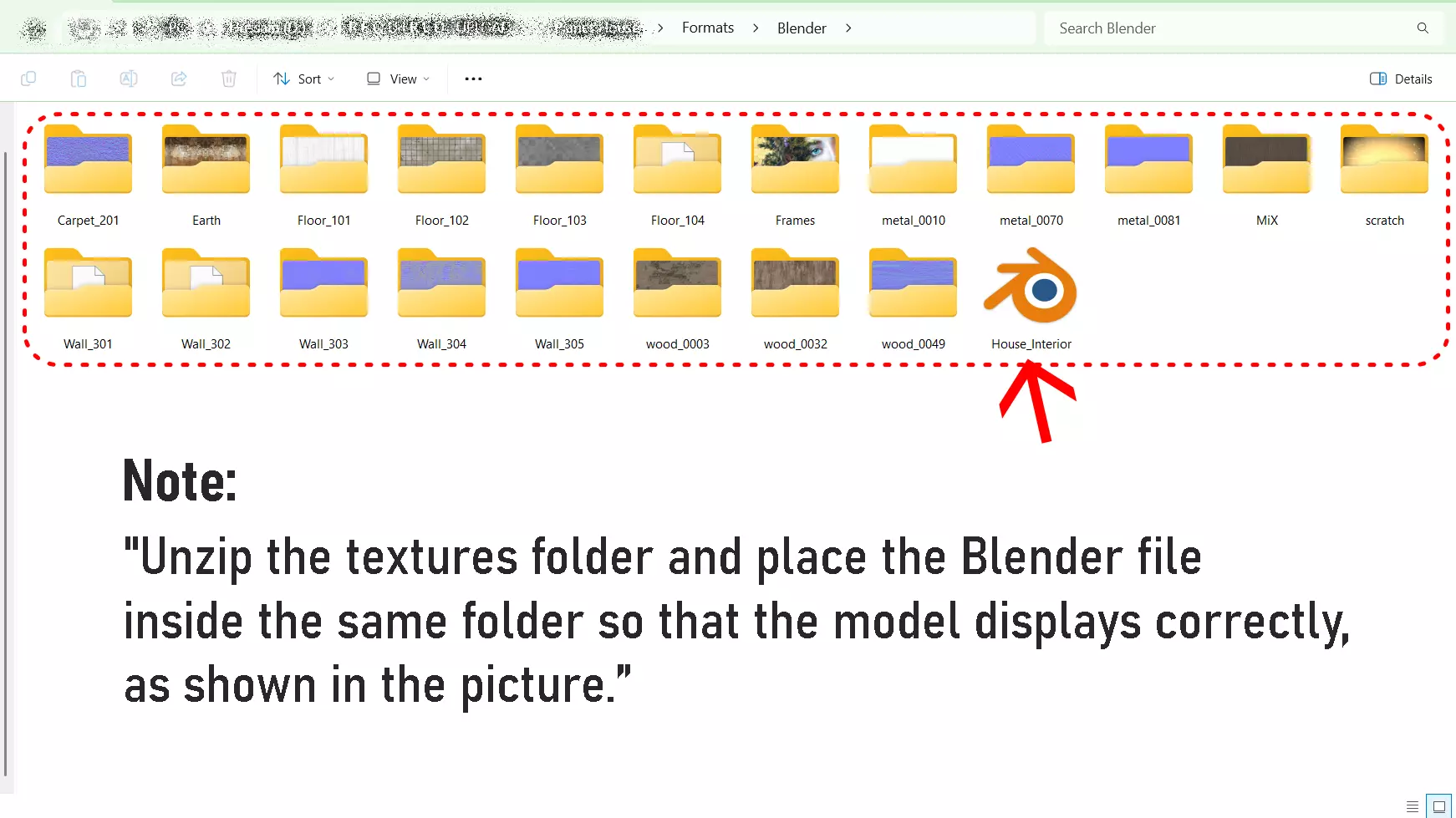 Underground Furnished House 3D Model 3D model_13