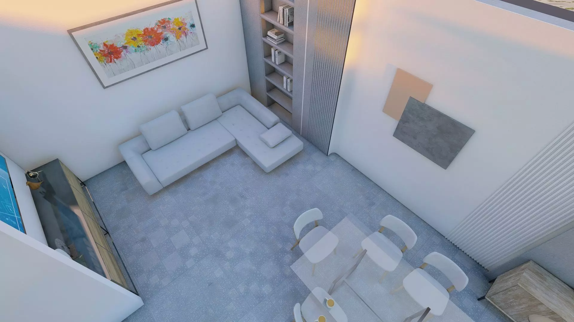 Underground Furnished House 3D Model 3D model_6