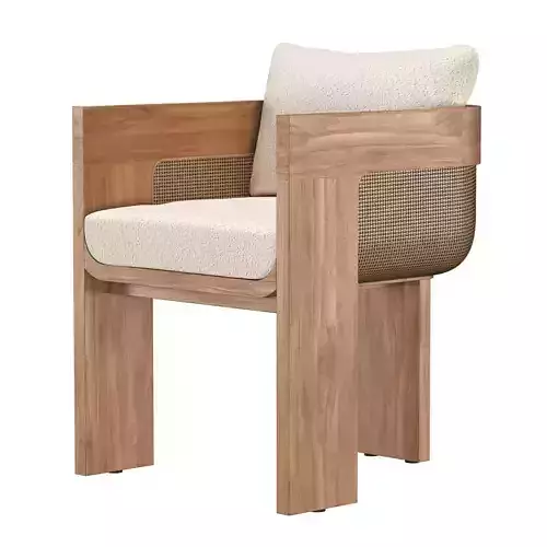 Sedona Cane Teak Dining Armchair
