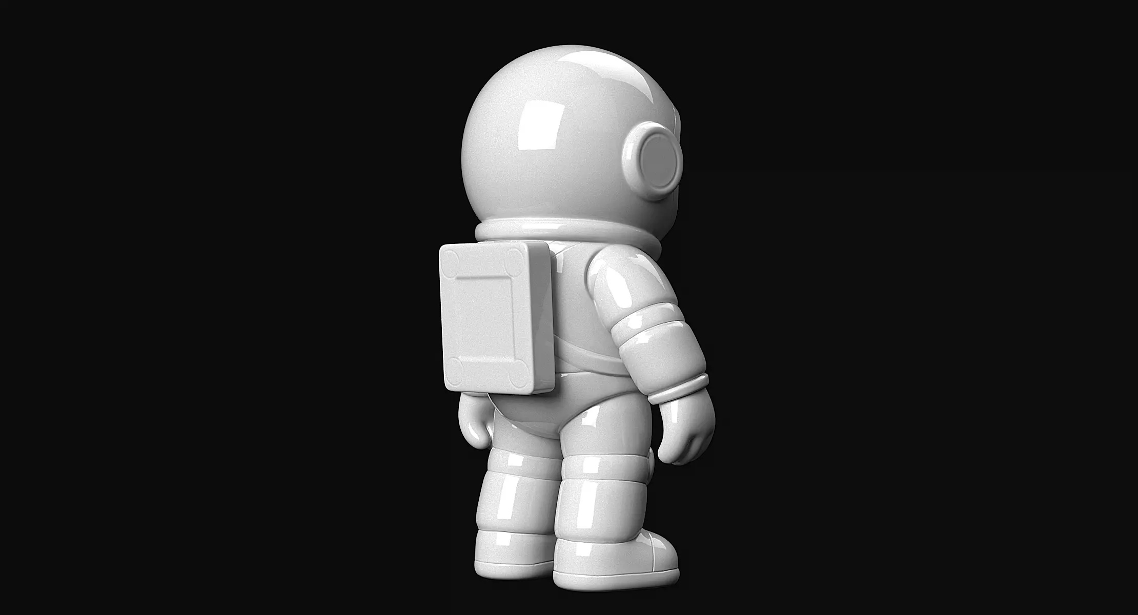 Astronaut 3D print model_4