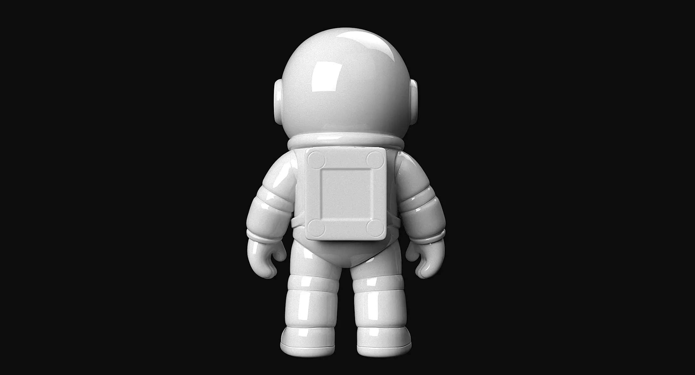 Astronaut 3D print model_5