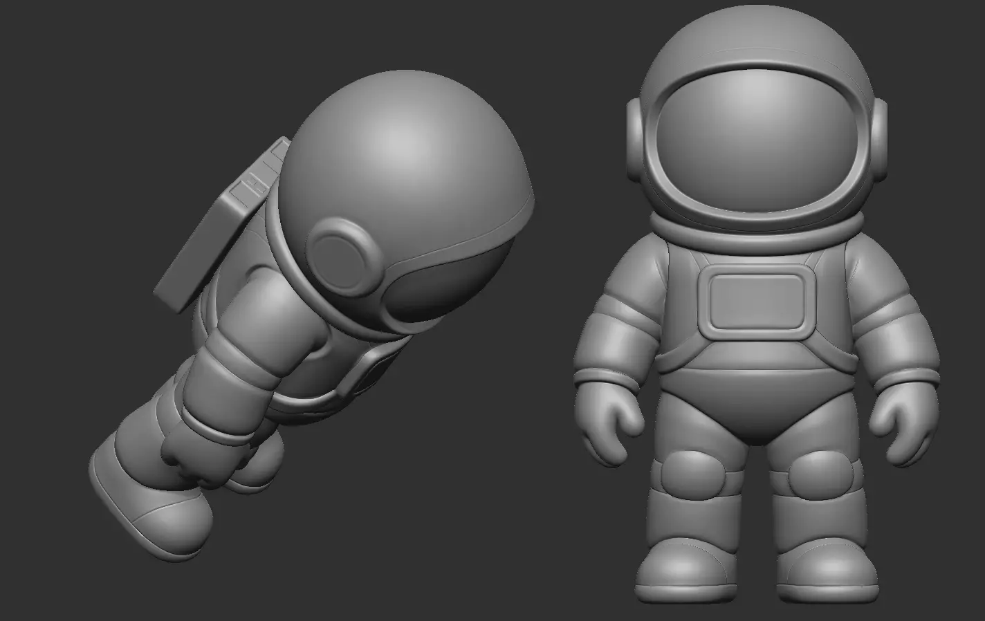 Astronaut 3D print model_17