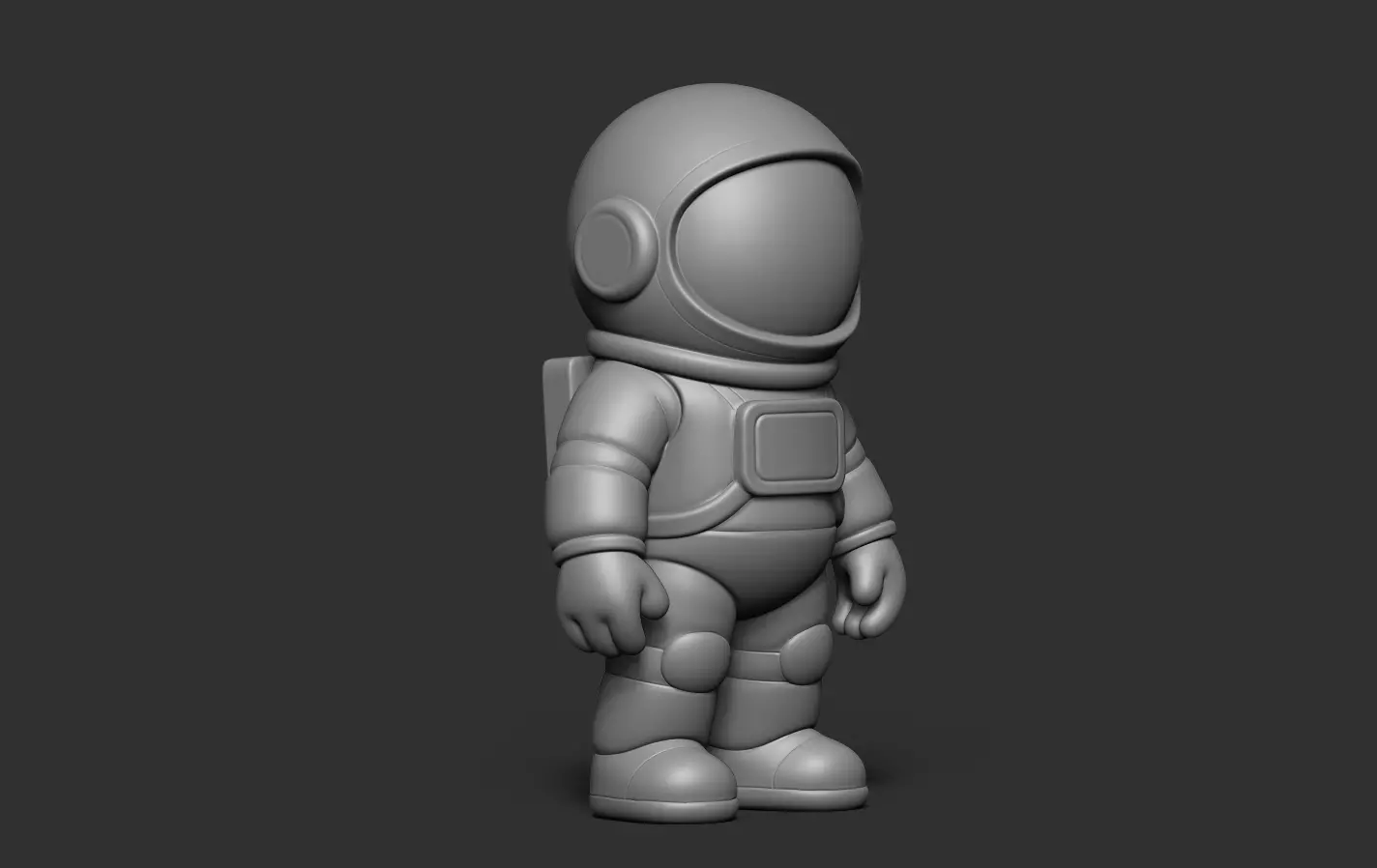 Astronaut 3D print model_14