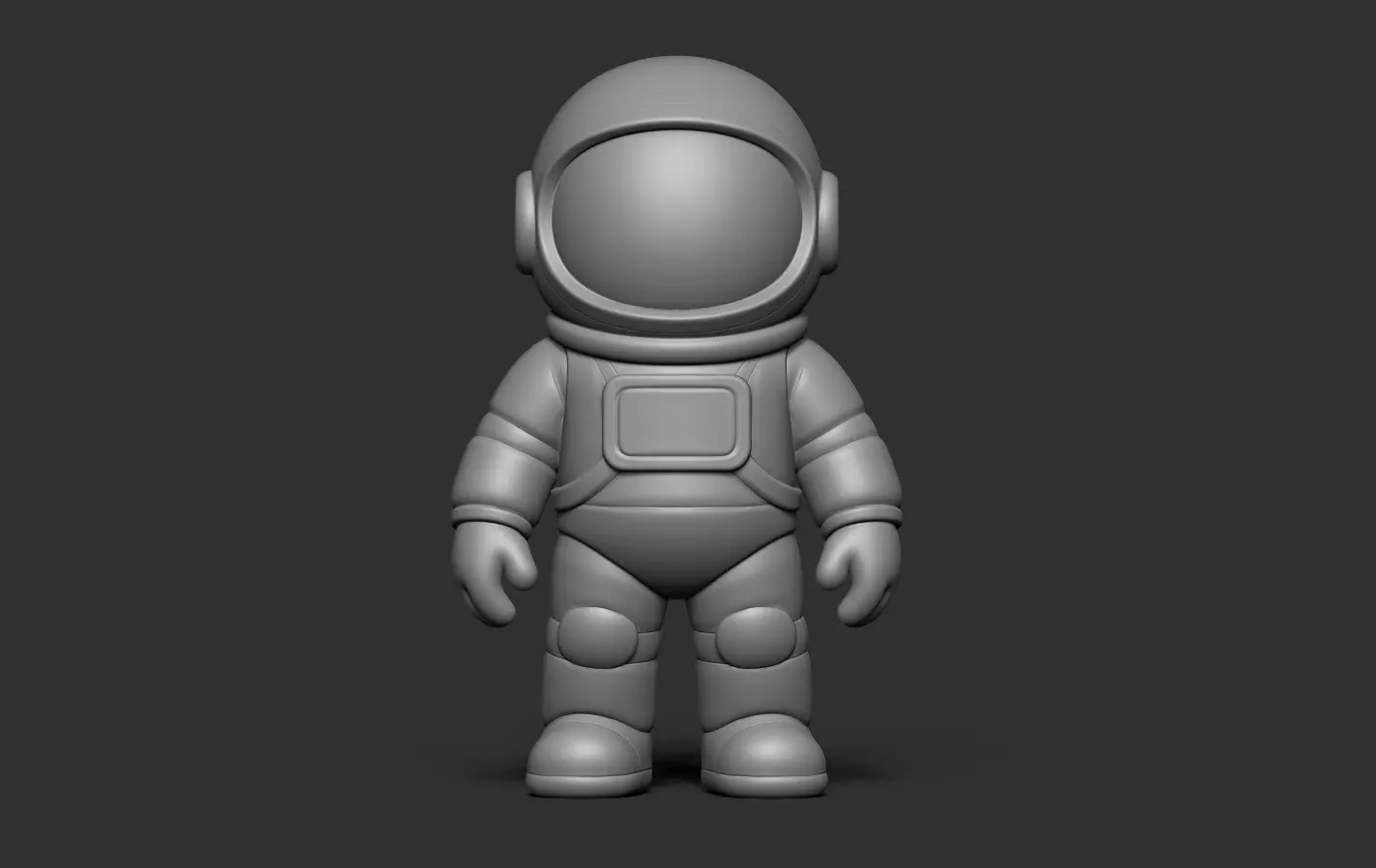 Astronaut 3D print model_10
