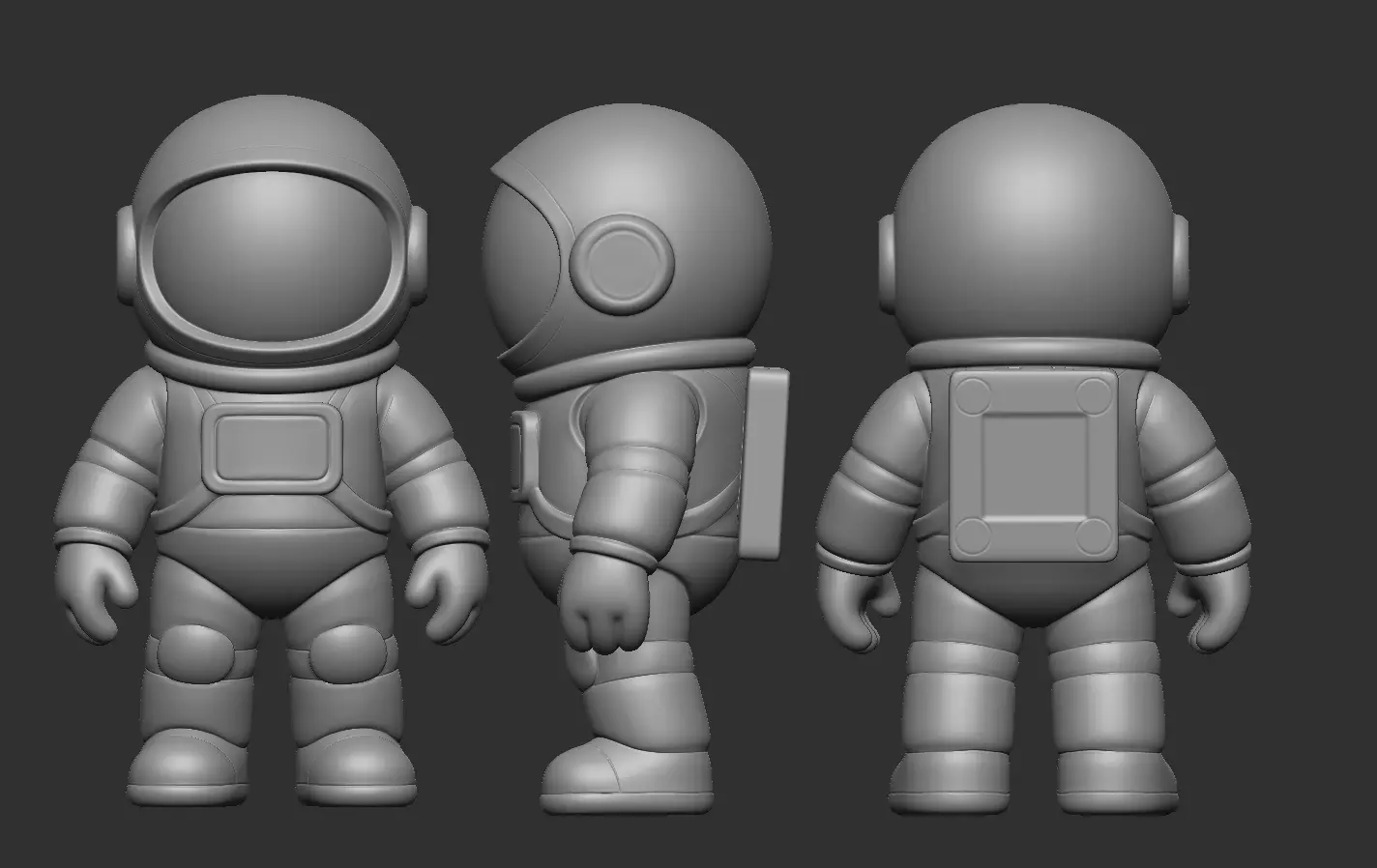 Astronaut 3D print model_15