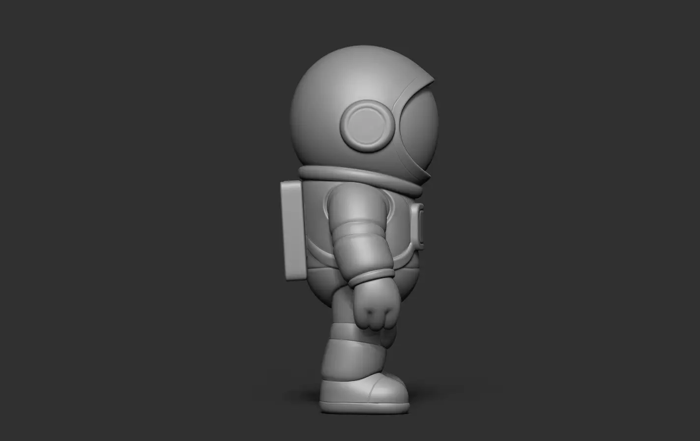 Astronaut 3D print model_13