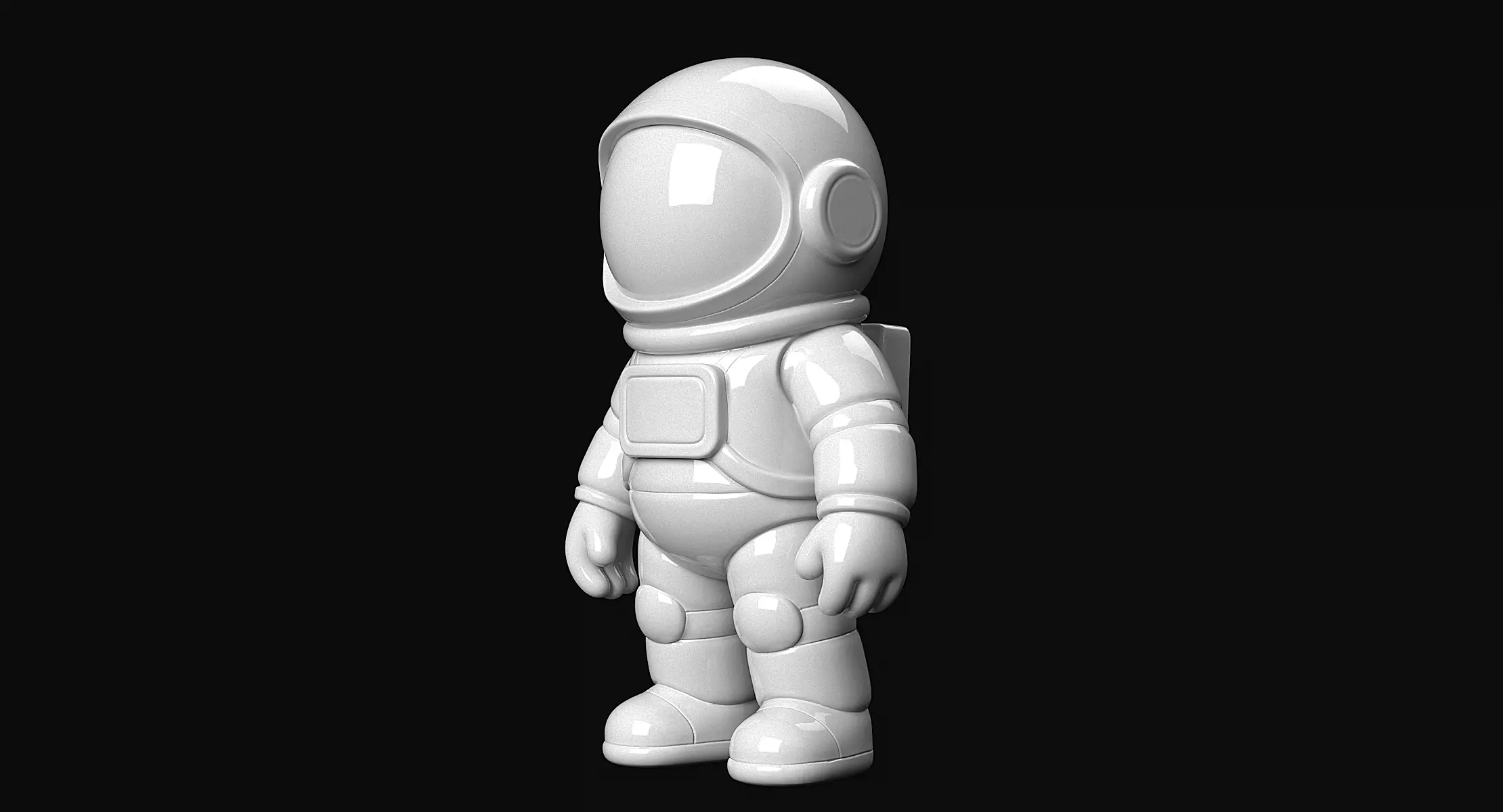 Astronaut 3D print model_8
