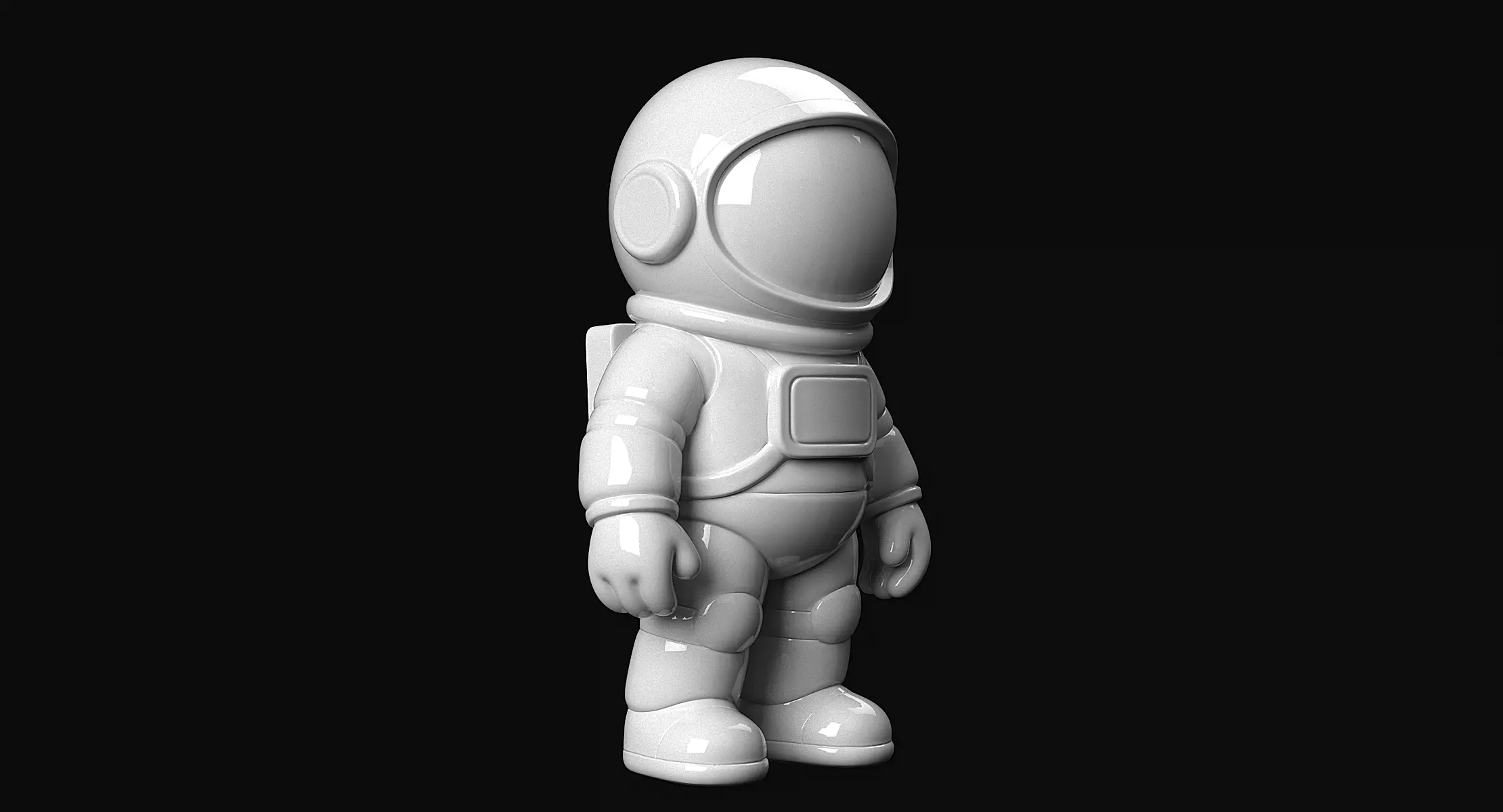 Astronaut 3D print model_2