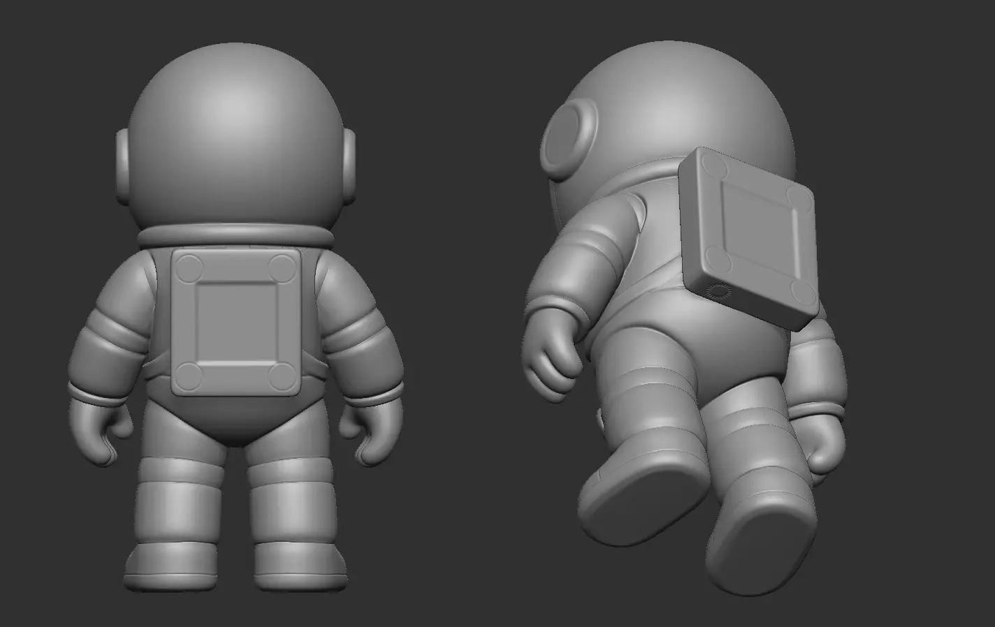Astronaut 3D print model_16