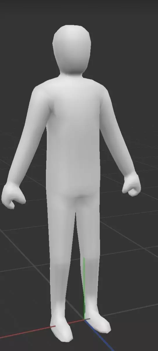 Simple jump animation  3D model_0