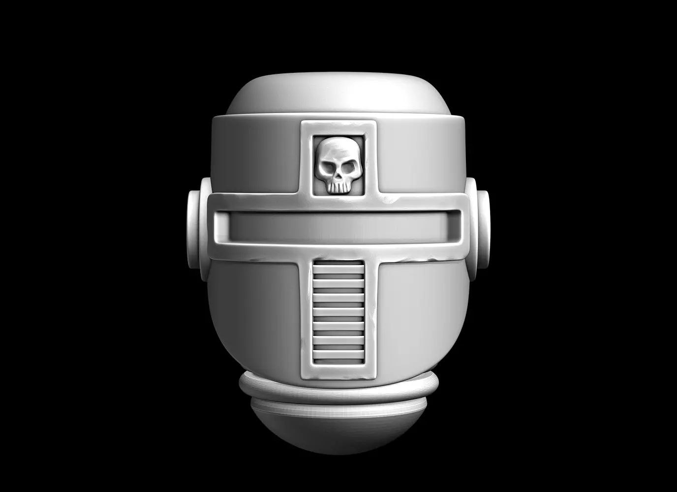 Warhammer 40k Space Marine Custom Helmet Free 3D print model