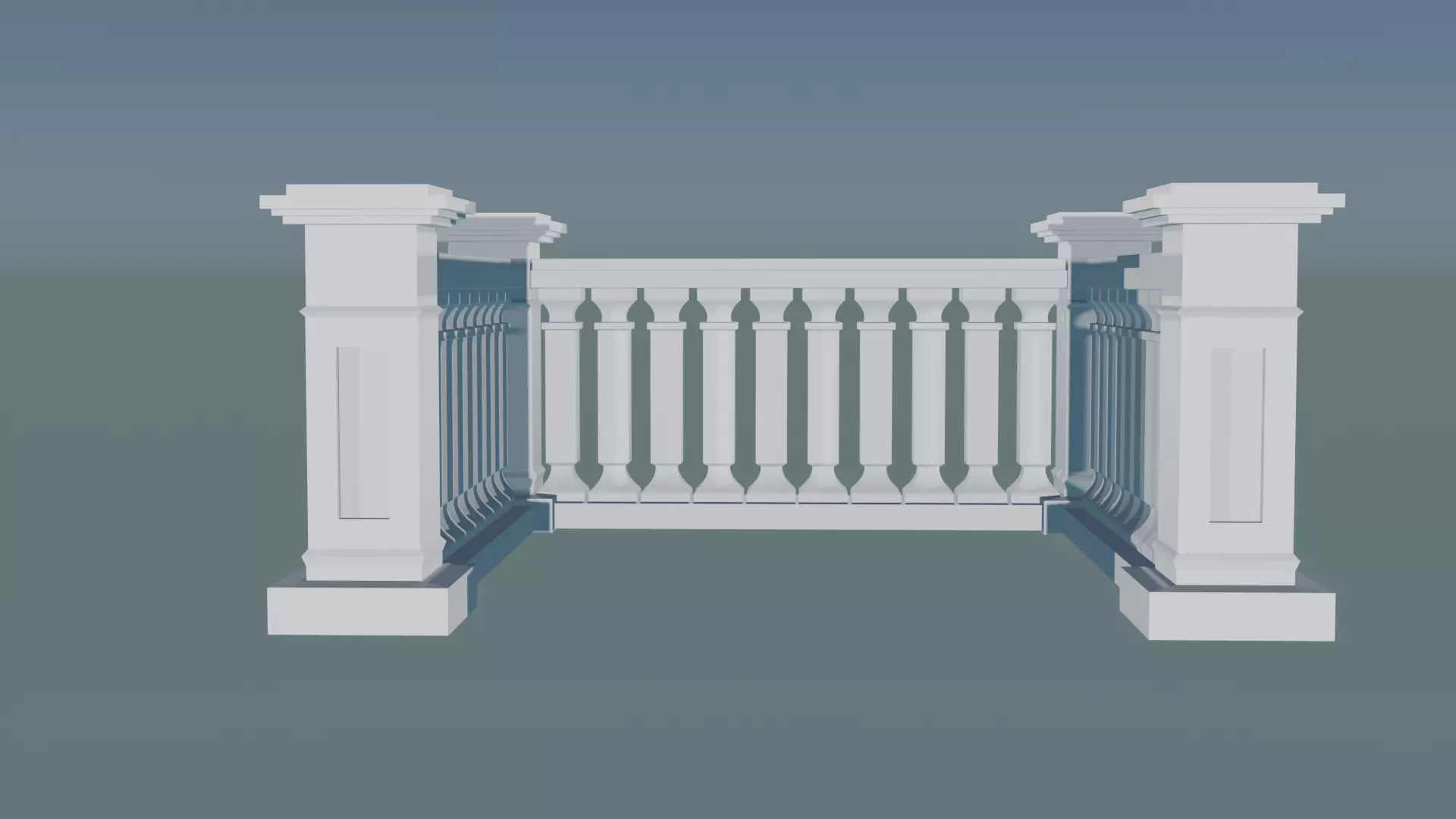 3D Polyurethane Balustrade 3D print model