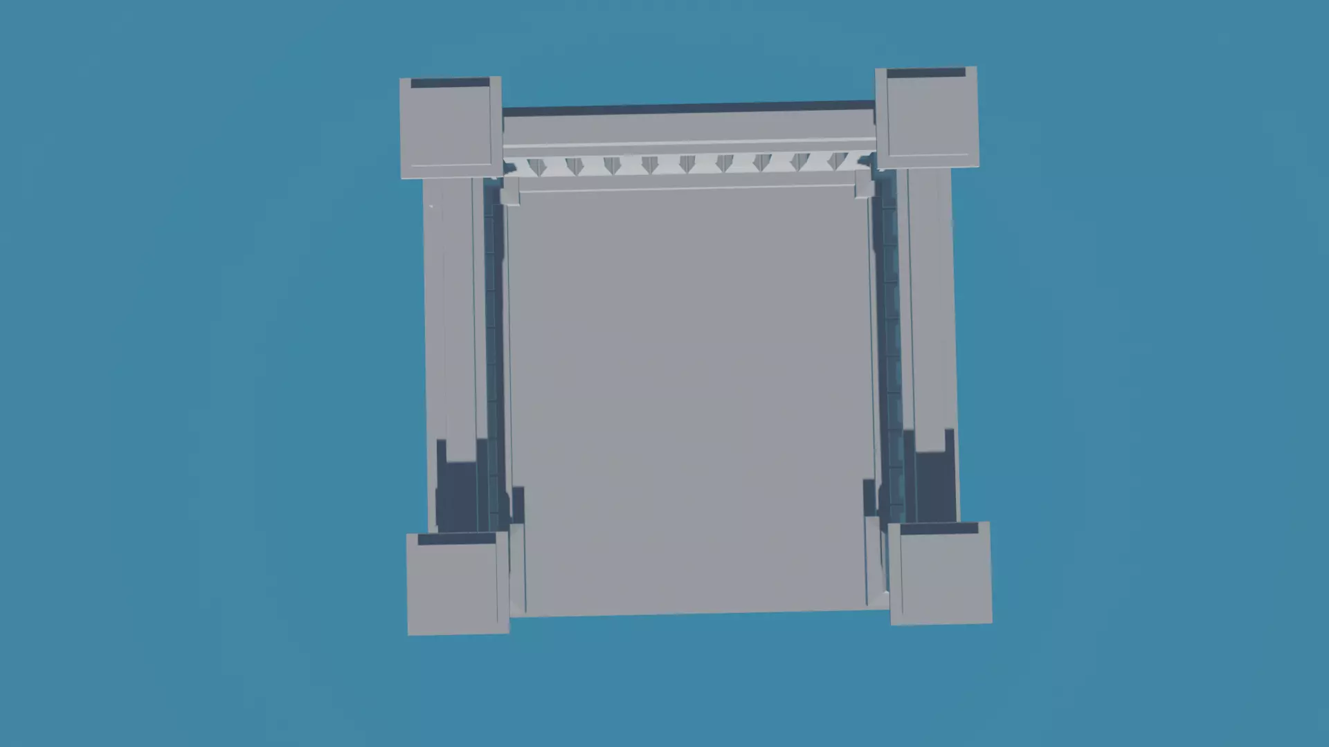 Polyurethane Balustrade 3D print model_2