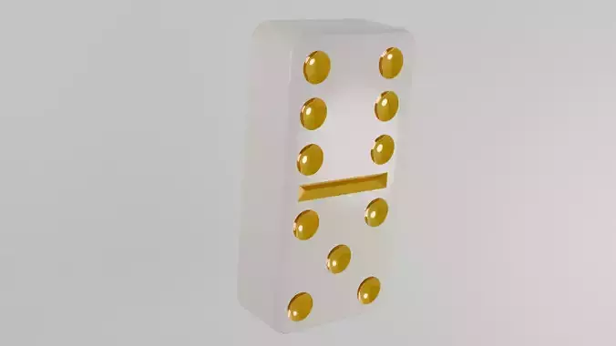 ivory and gold domino piece 27