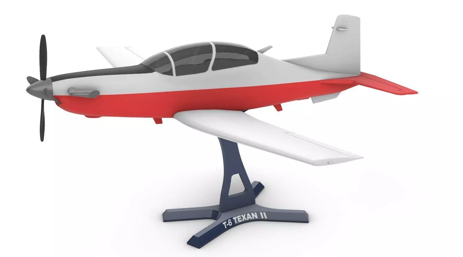 T-6 Texan II 3D print model_6