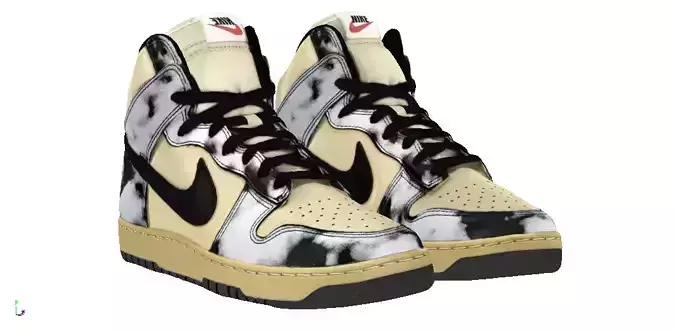 Nike Dunk High 1985 SP black acid wash