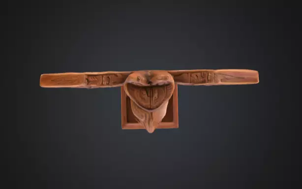 Totem Guardian Low-poly 3D model_18