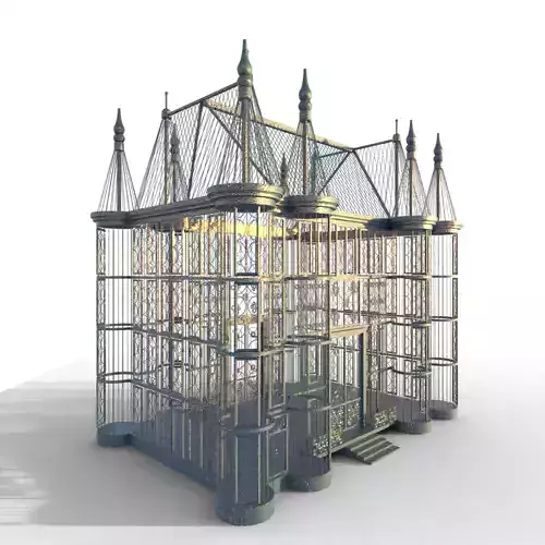 Victorian Gothic Ornamental Glasshouse