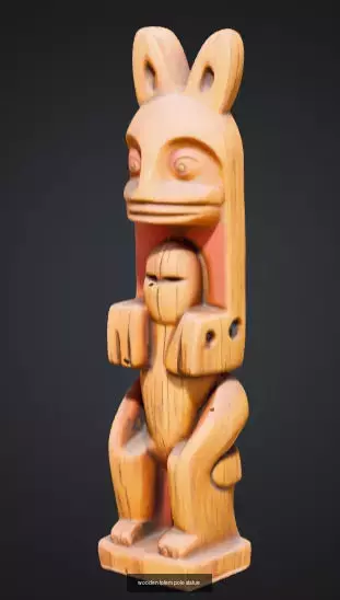 Totem Wood Sculpture Collection _8