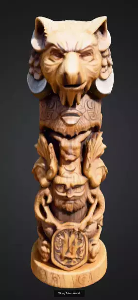 Totem Wood Sculpture Collection _11