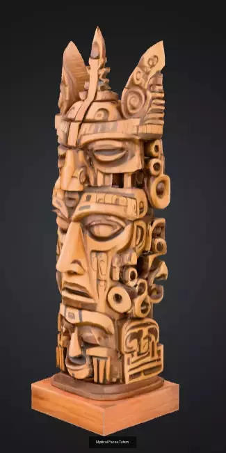 Totem Wood Sculpture Collection _5