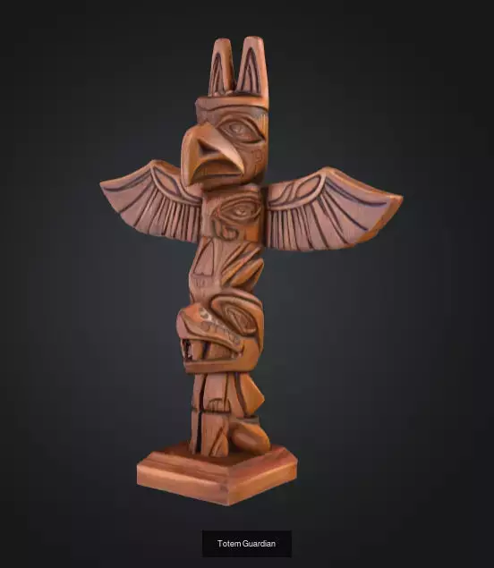 Totem Wood Sculpture Collection _3