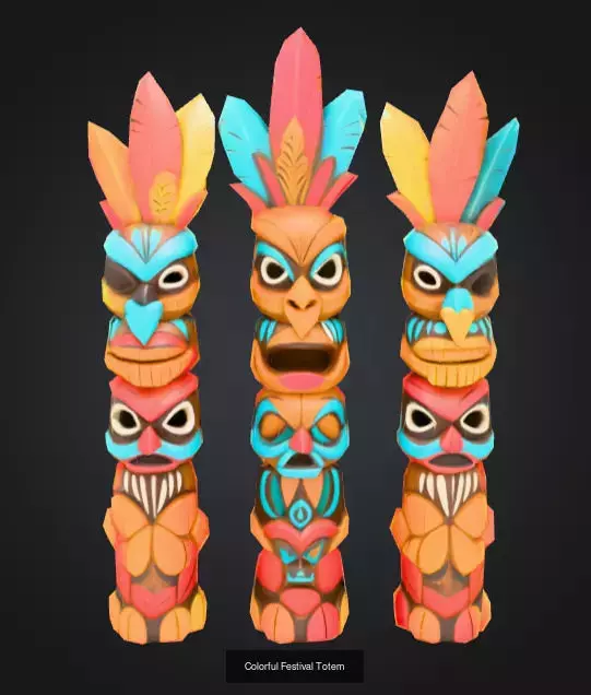 Totem Wood Sculpture Collection _6