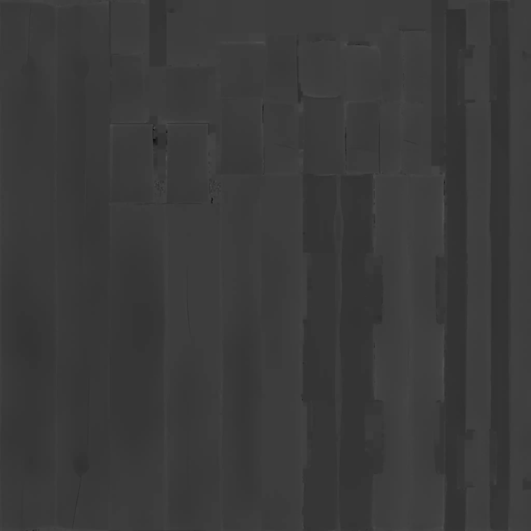 wooden picket fence section 3D model_10