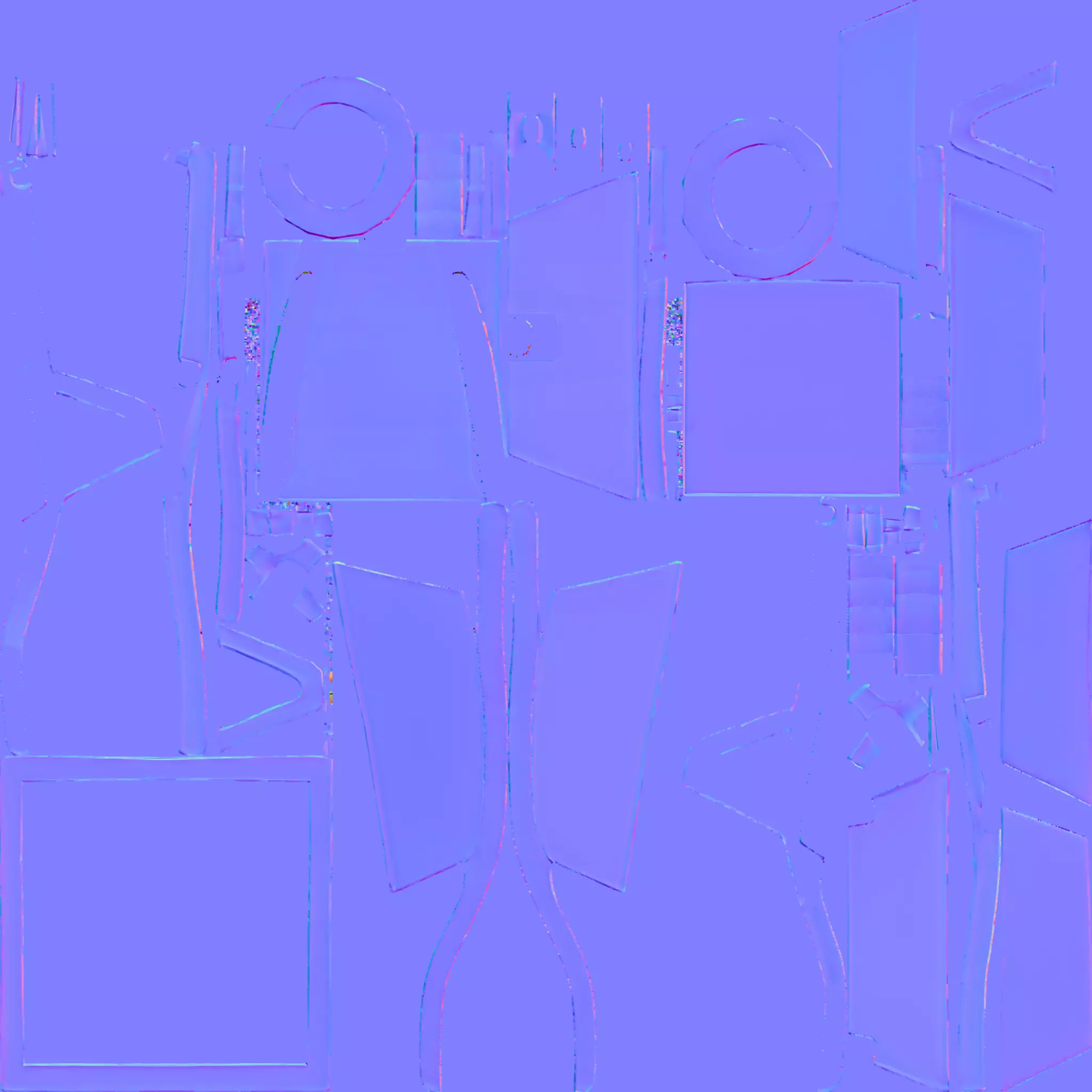 Orange wheelbarrow with wooden handles 3D model_9